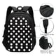 thumbnail image 3 of Balery Black and White Polka Dot Mochila con carga USB para hombre y mujer - Mochila impermeable y antirrobo para laptop con puerto USB para viajes, trabajo, 3 of 7