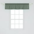 thumbnail image 2 of Ambesonne Leafage Window Valance, Herbal Tree Branches Leaves, 54" X 12", Pale Reseda Green and Dusk, 2 of 3
