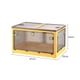 thumbnail image 3 of Organizador de armario con 5 puertas que se abren, duradero, transparente, contenedor de almacenamiento plegable Amarillo, 3 of 9