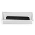 thumbnail image 2 of Cable Grommet, Wire Aluminum Alloy Rectangular Cable Hole Cover Neat Desktop  For Office For Home, 2 of 8