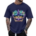thumbnail image 1 of Tops para hombre, blusas y camisas de manga corta con cuello redondo para hombre, camisetas casuales con estampado de moda para hombre, blusa de manga corta, blusa de poliéster para hombre., 1 of 5