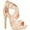 Champagne, variant on Women's High Heels Open Toe Ankle Strap Stilettos Platform Sexy Party Heeled Sandals