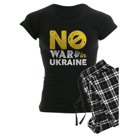 

CafePress - No War In Ukraine - Women s Dark Pajamas