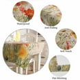 thumbnail image 6 of Colorful Spring Floral Tablecloth Square Table Cloth 54x54, Waterproof Tablecloth Outdoor Table Cloth, Vintage Summer Botanical Washable Table Cover for Kitchen Dining Party, 6 of 8