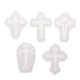 thumbnail image 1 of 5Pieces Handmade for Cross Pendants Silicone Mold for DIY Pendant Craft Making, 1 of 5