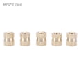 thumbnail image 1 of Brass Insert  Knurled Insert  Molded In Insert M6 Brass Cylinder Knurled Round Molded In Insert Embedded Nuts M6x12x10; 5pcs, 1 of 8