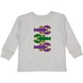 thumbnail image 3 of Inktastic Mardi Gras Celebration Funny Crawfish Boys or Girls Long Sleeve Toddler T-Shirt, 3 of 5