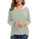 thumbnail image 1 of Jersey holgado extragrande UGET para mujer con mangas de murciélago, 1 of 5