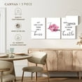 thumbnail image 4 of Elephant Stock Lady Boss Inspirational Quote Wall Art - Horizontal Multi Panel Canvas - Living Room Wall Decor - Advocacy Art Multi Panel - White And Black Decor - 32" x 15", 4 of 4