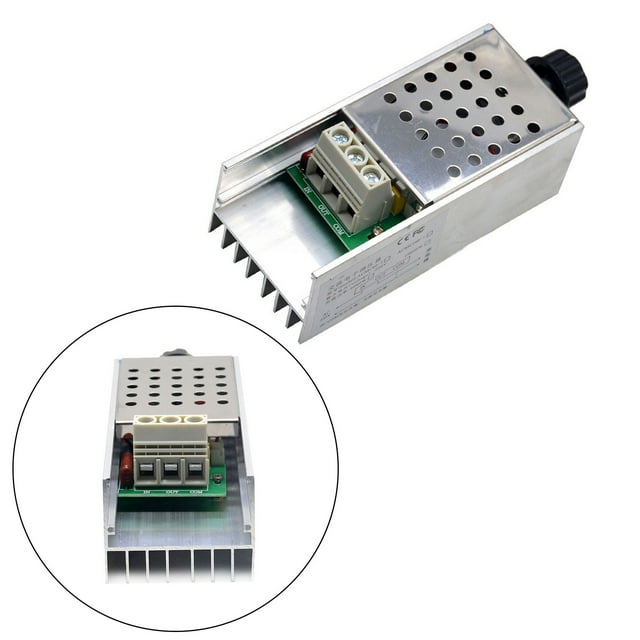 AC 220V 10000W SCR Motor Speed Controller Volt Regulator Dimmer Thermostat