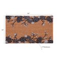 thumbnail image 2 of Christmas Coir Door Mat Pinecone & Berries, 2 of 4