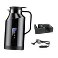 thumbnail image 3 of Milaget 12V 24V Car Kettle Electric Boiler Vehicle Travel Kettle for Tea Coffee 1200ml With Base, 3 of 9