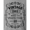 thumbnail image 2 of 9 Crowns Tees Vintage Aged to Perfection 30th 40th 50th 60th 70th 2021 Birthday T-Shirt, 2 of 4