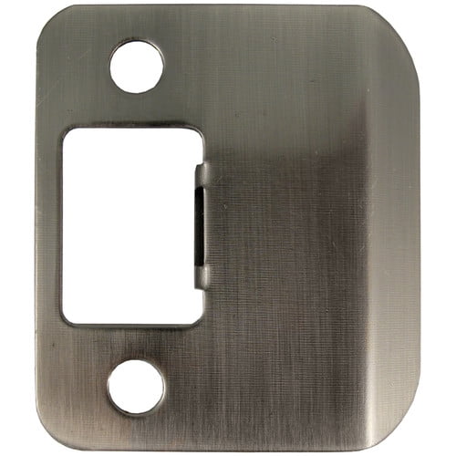 Stone Harbor Hardware 50102-15A Extended Lip Strike Plate with 2 Lip Antique Nickel
