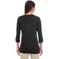 thumbnail image 4 of Devon & Jones Ladies' Perfect Fitâ„¢ Y-Placket Convertible Sleeve Knit Top, 4 of 4