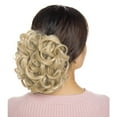 thumbnail image 3 of Extension de Pain de Cheveux avec Griffe Peigne Queue de Cheval Messy Chignon Updo Queue de Cheval Scrunchie Donut Postiche, 3 of 6