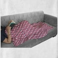 thumbnail image 5 of Geometric Soft Flannel Fleece Throw Blanket, Creative Symmetric Contemporary Zigzags and Rhombuses, Cozy Plush for Indoor and Outdoor Use, 50" x 70", Pink Multicolor, by Ambesonne, 5 of 5