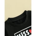 thumbnail image 6 of Bslissey 6M 12M 18M 24M 3T Toddler Girls Valentine's Day Sweatshirt Casual Long Sleeve Letter Heart Print Hoodie Crew Neck Pullovers Infant Baby Spring Fall Daily Tops, 6 of 9