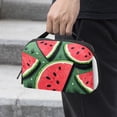 thumbnail image 2 of Watermelon Electronic Organizer Travel Case, Waterproof Oxford Cloth Storage Pouch Bag, Box with Cord Organizer Storage for Computer Cable Organizer, 5.9x9.44x3.14 in., 2 of 6