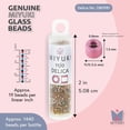 thumbnail image 3 of Miyuki Delica Seed Beads – Size 11/0 (1.6 mm), DB0981, Metallic Mix, 7.2g, Approx. 1440 Beads, 3 of 7
