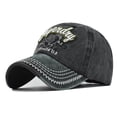 thumbnail image 1 of Gorras de béisbol bordadas para hombre y mujer, sombrero de béisbol de algodón sólido, unisex, unisex, 1 of 4