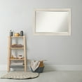 thumbnail image 5 of Amanti Art Beveled Wood Bathroom Wall Mirror - Hardwood Whitewash Frame - Hardwood White Wash Outer Size: 41 x 29 in, 5 of 5