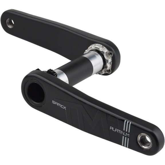 Samox Platinum TM-1 Carbon Crankset - 160mm, 3-Bolt, Direct Mount, DUB Spindle, Black