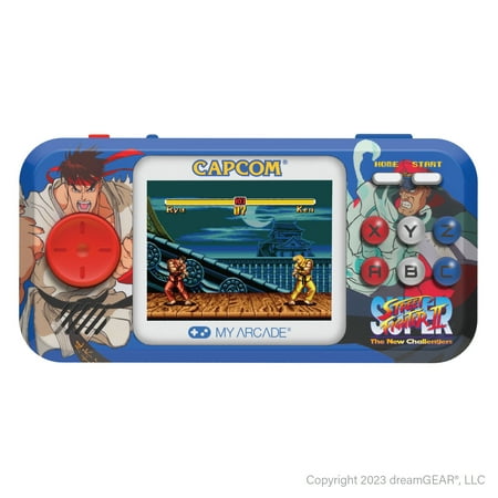 Pocket Player ProSuper Street Fighter II Portable Gaming System (2 Games in 1)