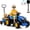 Blue, variant on Funride 12V Ride on Tractor w/ Remote Control, 35W Dual Motors Ride on Toys w/ Detachable Trailer & Shovel, Kids' Electric Vehicles with Trailer Ground Loader, Bluetooth Music, LED lights, Blue