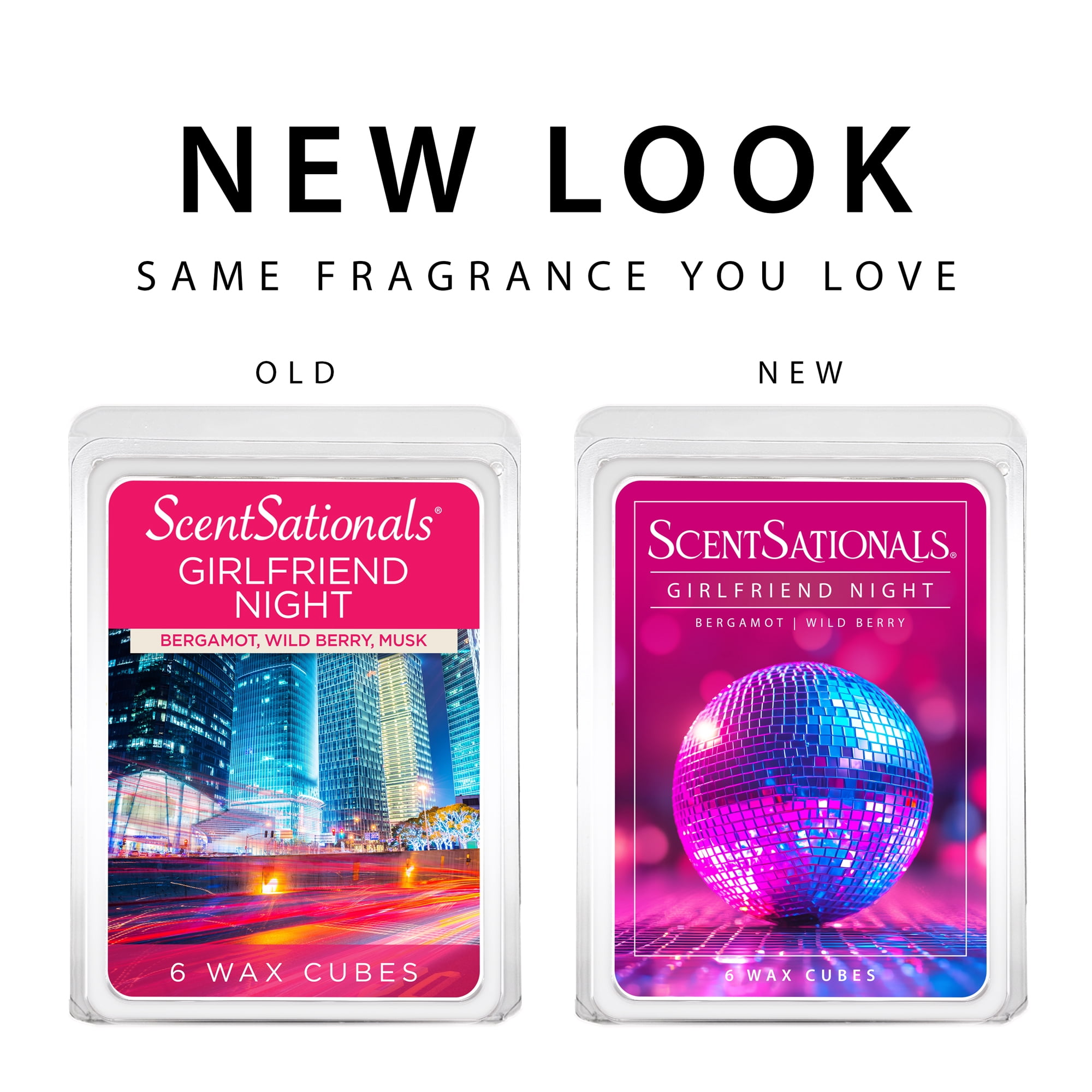 (5 pack) Girlfriend Night Scented Wax Melts, ScentSationals, 5 oz