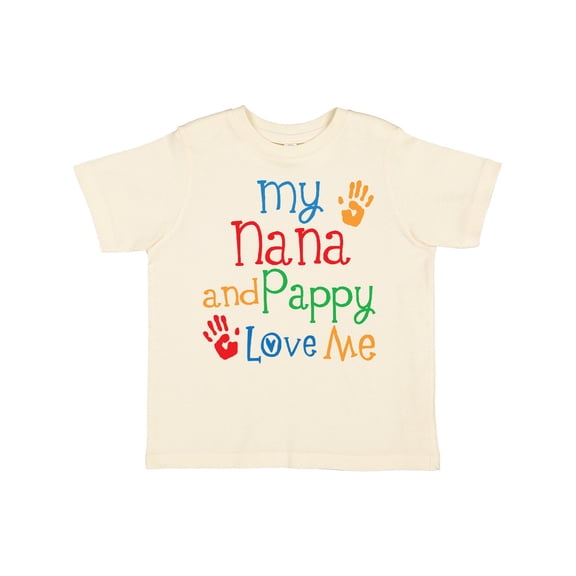 Inktastic Nana and Pappy Love Me Boys or Girls Toddler T-Shirt