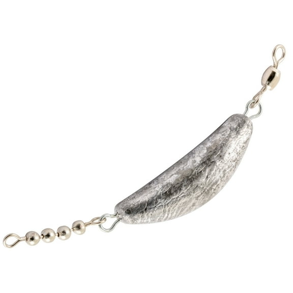 Danielson Fresh & Saltwater Spin Sinkers Fishing Weights, 1 oz., 4-pack