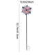 thumbnail image 3 of Decoración patriótica exterior – Molino de viento Iron Flag | Todo Tiempo, Montaje Fácil, Reportaje del Día de los Caídos | Estilo azul | 55,71x13,39 pulgadas, 3 of 6