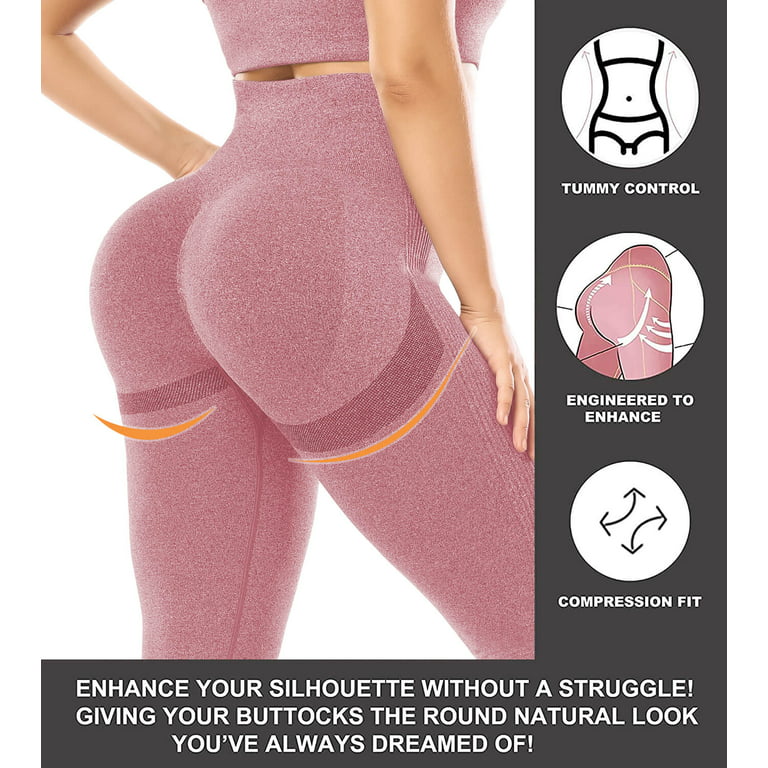 VASLANDA Butt Lifting Workout Leggings for Women, Scrunch Butt Gym