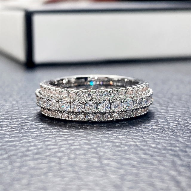 Xihbxyly Anillo de Moda, Joyería de Compromiso para Bodas, Anillo de Cóctel Llamativo, Regalo de San Valentín, para Esposa, Hija o Novia, Una Hermosa Experiencia de Moda.
