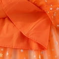 thumbnail image 6 of YUANxueke 3D Pumpkin Decor Tutu Dress for Girls, Ruffle Strap Tiered Tulle Dress, Star Glitter Party Costume Dress, 6 of 8