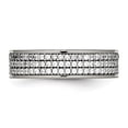 thumbnail image 3 of Titanium Polished with CZ 6mm Flat Band, 3 of 7