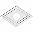 thumbnail image 3 of Ekena Millwork CMP28X18DD-06000 6 in. ID x 9.75 in. Rectangle Diamond Architectural Grade PVC Contemporary Ceiling Medallion, 3 of 4