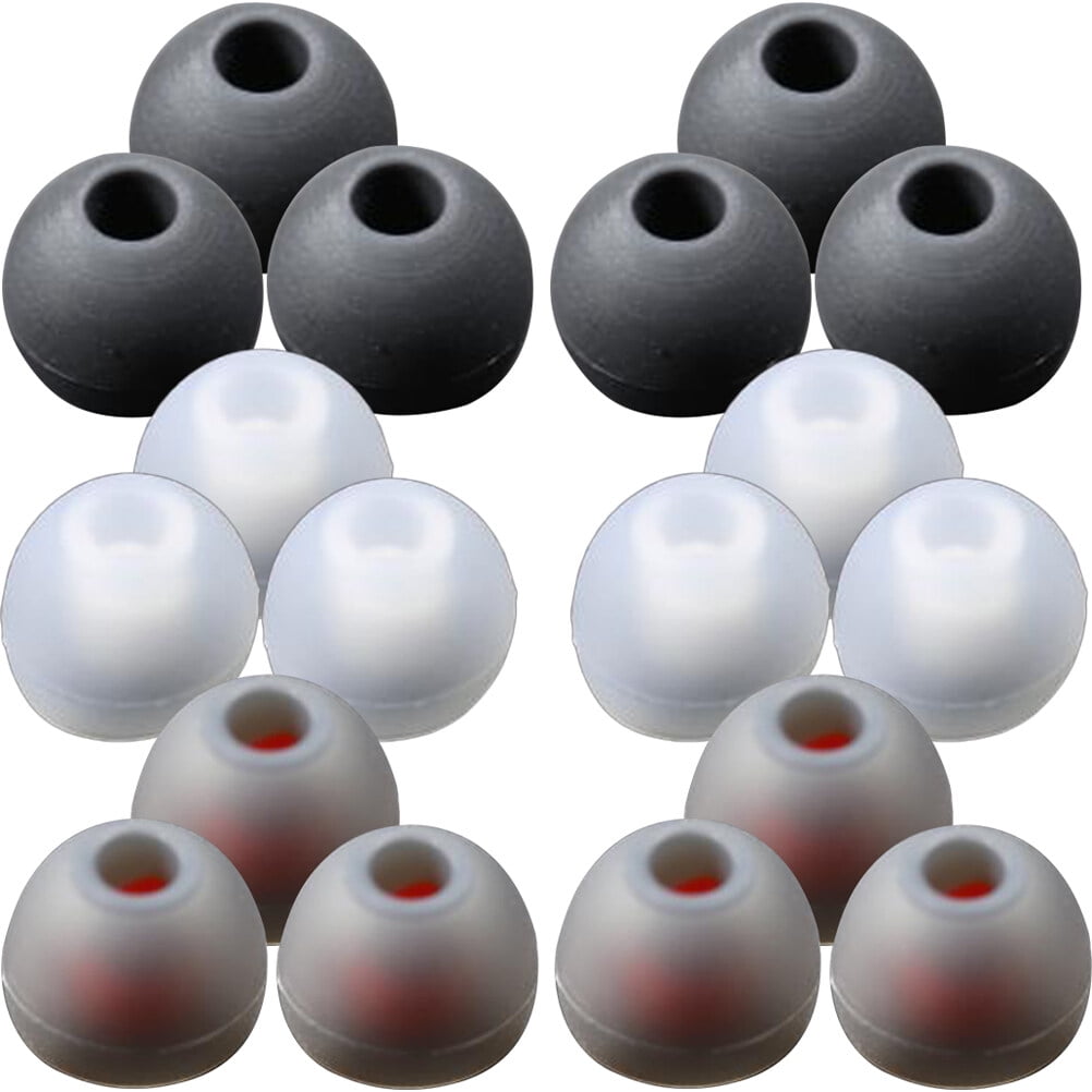 72pcs Silicone Earbud Tips Set Earphone Buds Earphone Buds Replacement Ear Tips
