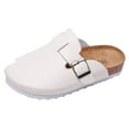 thumbnail image 3 of Girls Dress Shoes Size 1 Kids Slides丨Boys Girls Slip On Sandals丨Youth Shower Flip Flops Beach Pool Shoes EVA Adjustable Summer Slippers （12 Little Kids - 7 Big Kids）, 3 of 8