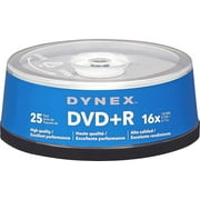 Dynex 25-Pack 16x DVD-R Disc Spindle