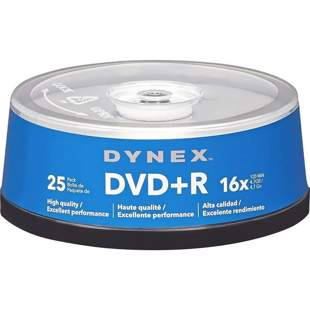 Dynex 25-Pack 16x DVD-R Broche de Disque