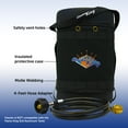 thumbnail image 4 of Flame King Gas Hauler Kit with Insulated Carry Case for 5 lb Propane Tank and 4ft Hose for Camping Outdoor, 4 of 12