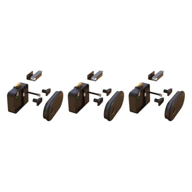 Sidaley Smart Drawer Lock Home Security Fingerprint Password Furniture Cabinet Lock Type1 NO1