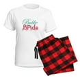 thumbnail image 5 of CafePress - Bubbe Of The Bride Women's Light Pajamas - Women's Short Sleeve Print T-Shirt and Pants Light Cotton Pajama Set, 5 of 7