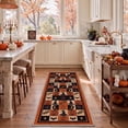thumbnail image 6 of GENIMO 2'x3' Halloween Doormat, Washable Non Slip Soft Farmhouse Pumpkin Outdoor Door Mat for Front Door Covered Porch Patio Entryway, Burnt Orange, 6 of 6