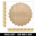 thumbnail image 2 of Original Circle Seal Wood Shape Unfinished Piece Cutout Craft DIY Projects - 6.25 Inch Size - 1/8 Inch Thick, 2 of 7