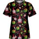 thumbnail image 2 of Blusas Navideñas Para Mujer, Con Cuello en V, Con Estampado de Nieve, Para Entrenamiento, Uniformes de Enfermera, Blusa de Manga Corta, Jerséis Odeerbi ODB208347, 2 of 4