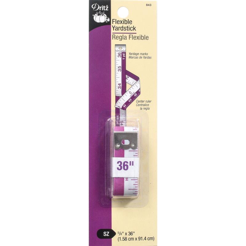 Dritz Flexible Yardstick White/Purple