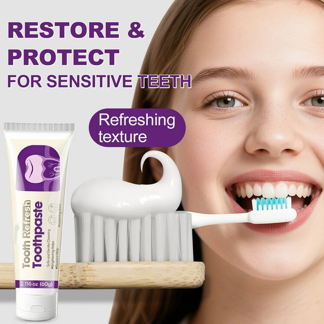 Pasta de dientes suave para una limpieza dental y un aliento fresco. Pasta dental oral de 60 g.